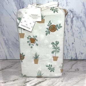 NEW Nordstrom plant print crib sheet 3 pack